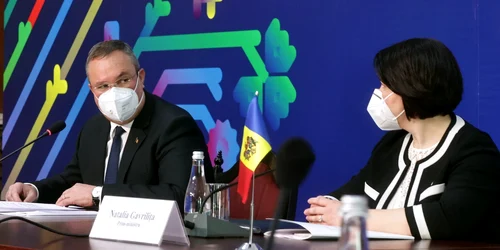 Nicolae Ciuca si Natalia Gavrilita la Chisinau FOTO Guvernul Romaniei