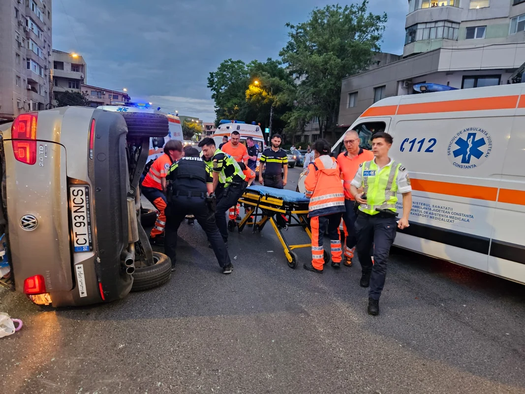 Accident în Constanța FOTO Andrei Șeitan 