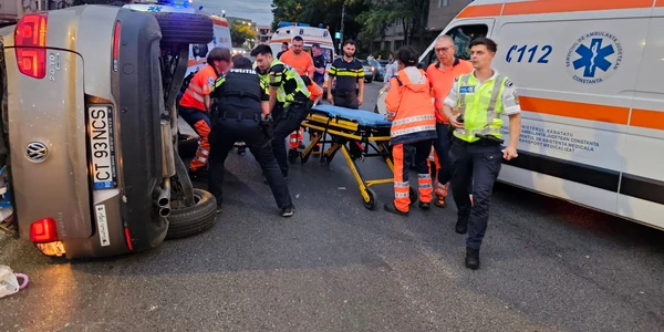 Accident în Constanța FOTO Andrei Șeitan