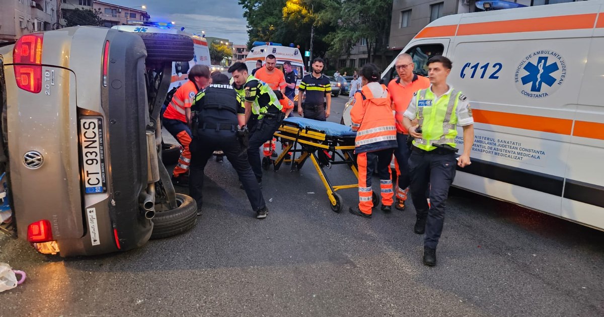 O șoferiță rănită după ce a lovit o mașină de poliție în timpul intervenției, în Constanța O șoferiță rănită după ce a lovit o mașină de poliție în timpul intervenției, în Constanța