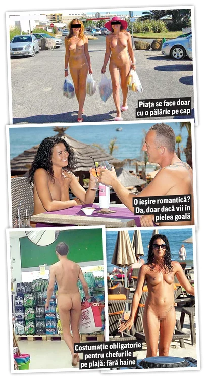 Nudiști în Cap d`Agdefoto: AFP