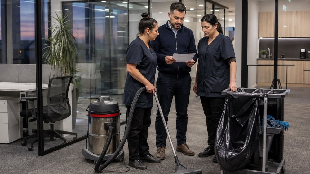 First 30 Days with a New Cleaning Company: What Happens in an Office Building After Signing the Contract