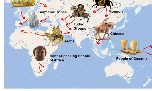 Migrațiile, migratori și distrugerea civilizațiilor jpeg