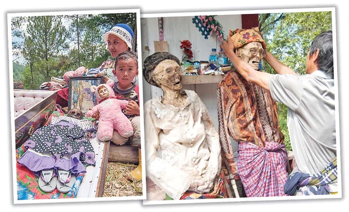 Morţii sunt spălaţi şi îmbrăcaţi cu haine curate