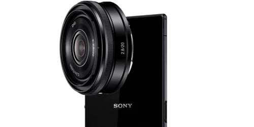 sony smartphone obiectiv