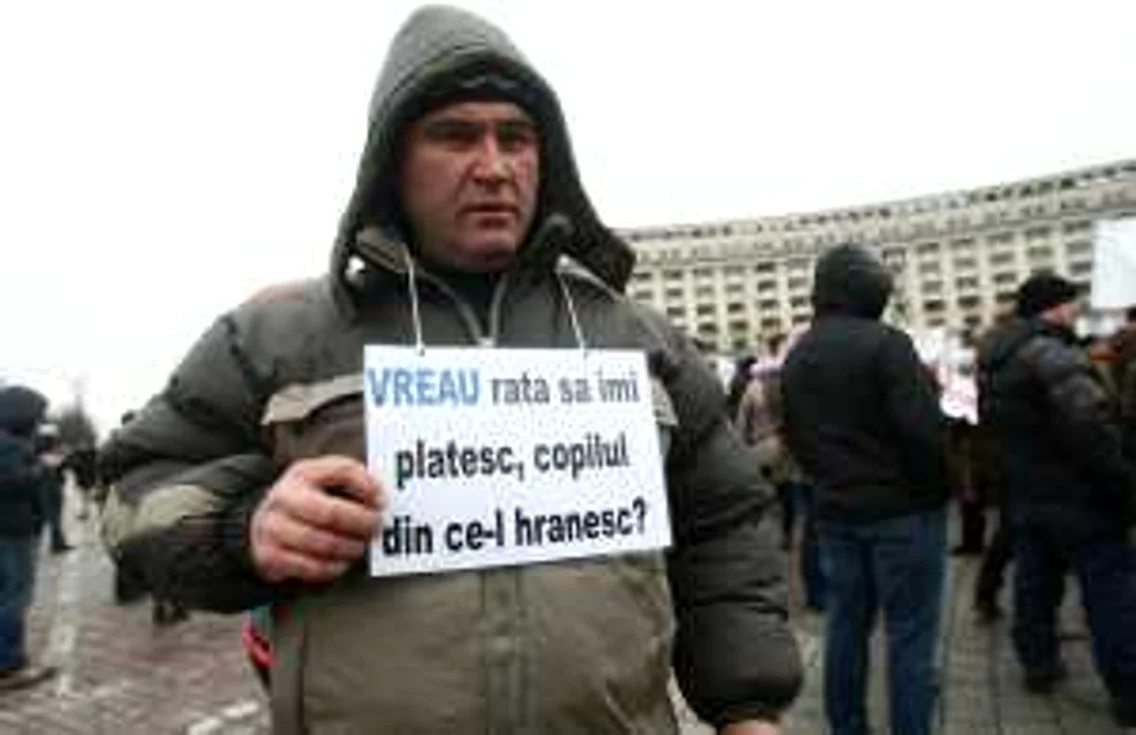 curs-franci-elvetieni-protest-bucuresti FOTO Dorin Constanda