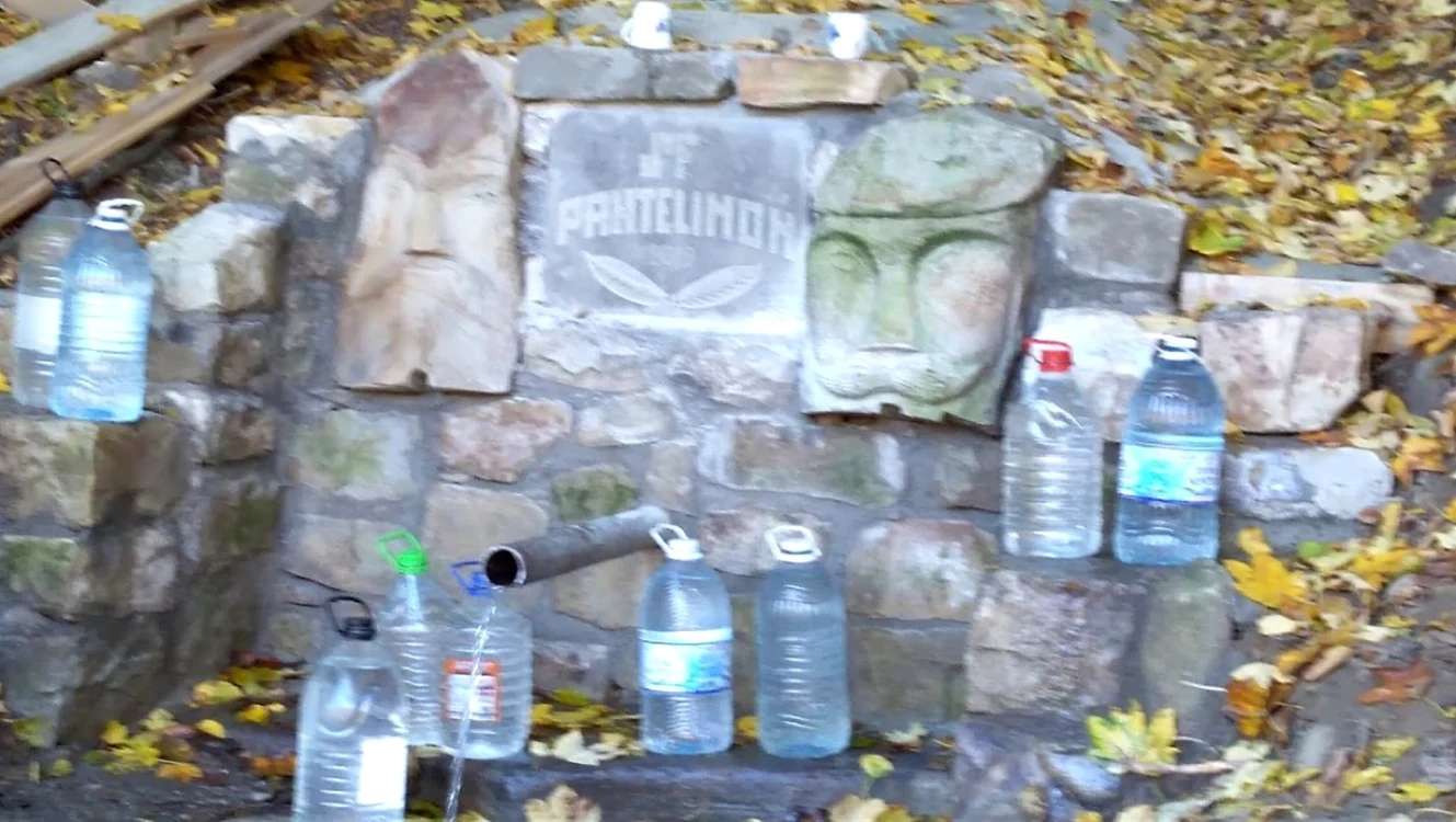 Localnicii din Piatra Şoimului folosesc de peste 100 de ani apa izvorului. FOTO: Traian Socea