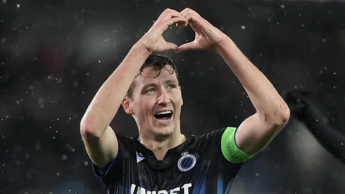 Hans Vanaken de la Club Brugge după ce a marcat în ziua a 4-a Foto: Getty Images