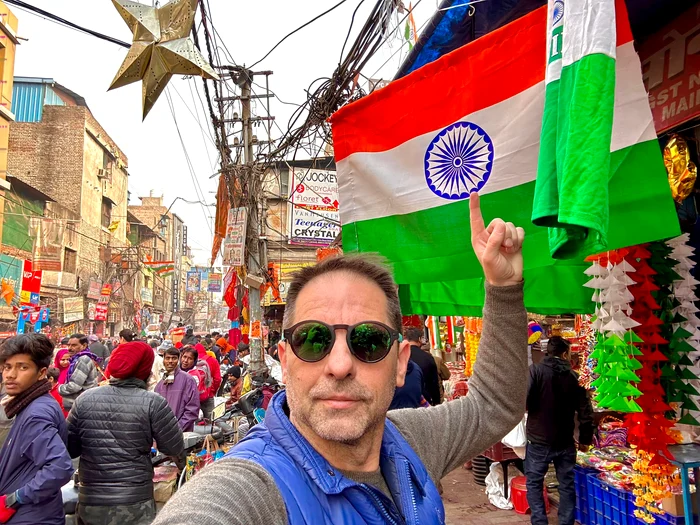 Dan Negru în India FOTO arhivă personală