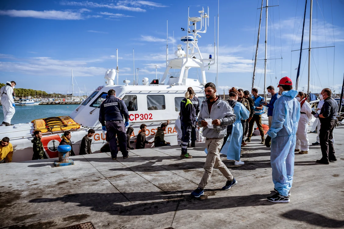 Migranți în Italia. FOTO Profimedia