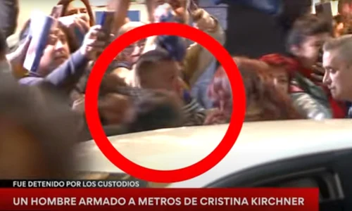 Vicepreședinta Argentinei, Cristina Kirchner, atacată de un bărbat înarmat