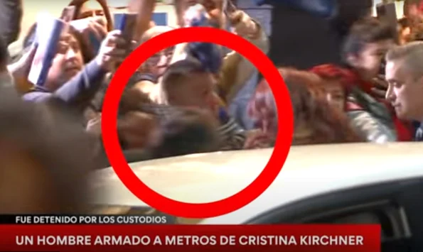 Vicepreședinta Argentinei, Cristina Kirchner, atacată de un bărbat înarmat