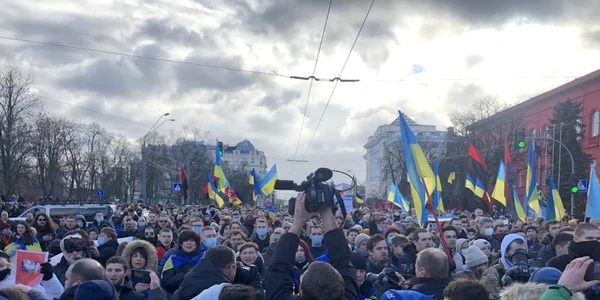 ucraina manifestatie FOTO Twitter