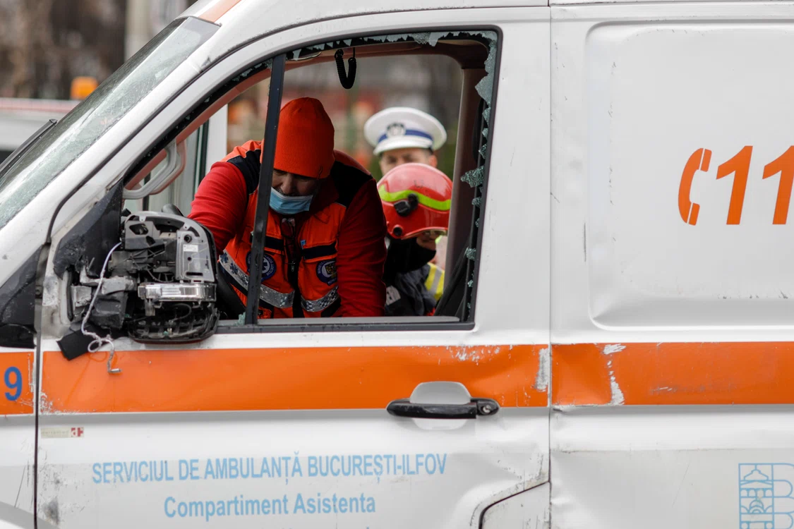 Accident ambulanță  FOTO Arhivă