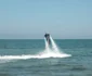 Primul turist care s-a dat cu flyboard-ul FOTO Mariana Iancu