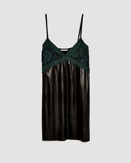 Rochie de piele, ZARA, 89,90 lei jpg jpeg