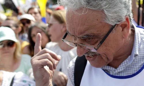 Simion Hancescu, Protest sindicate educatie greva profesori 30 mai 2023 FOTO Inquam photos Octav Ganea