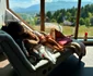 Roxana Vancea s-a bucurat de liniște în vacanța petrecută la cabana din Brașov