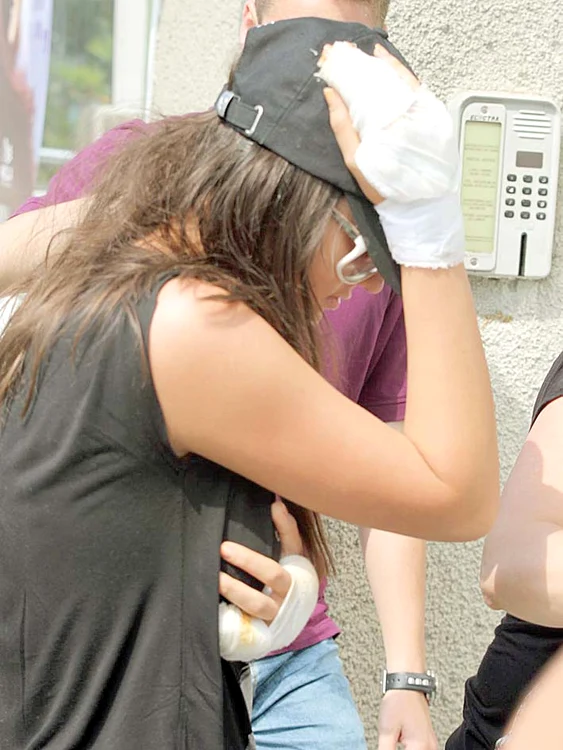 Diana Enache a fost atacată, în vară, de portar în scara blocului