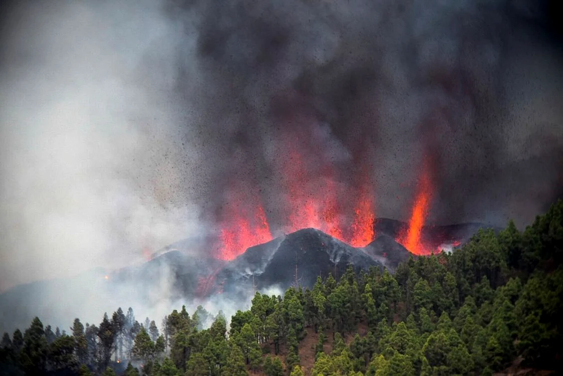 Vulcanul din La Palma nu a mai erupt de 50 de ani