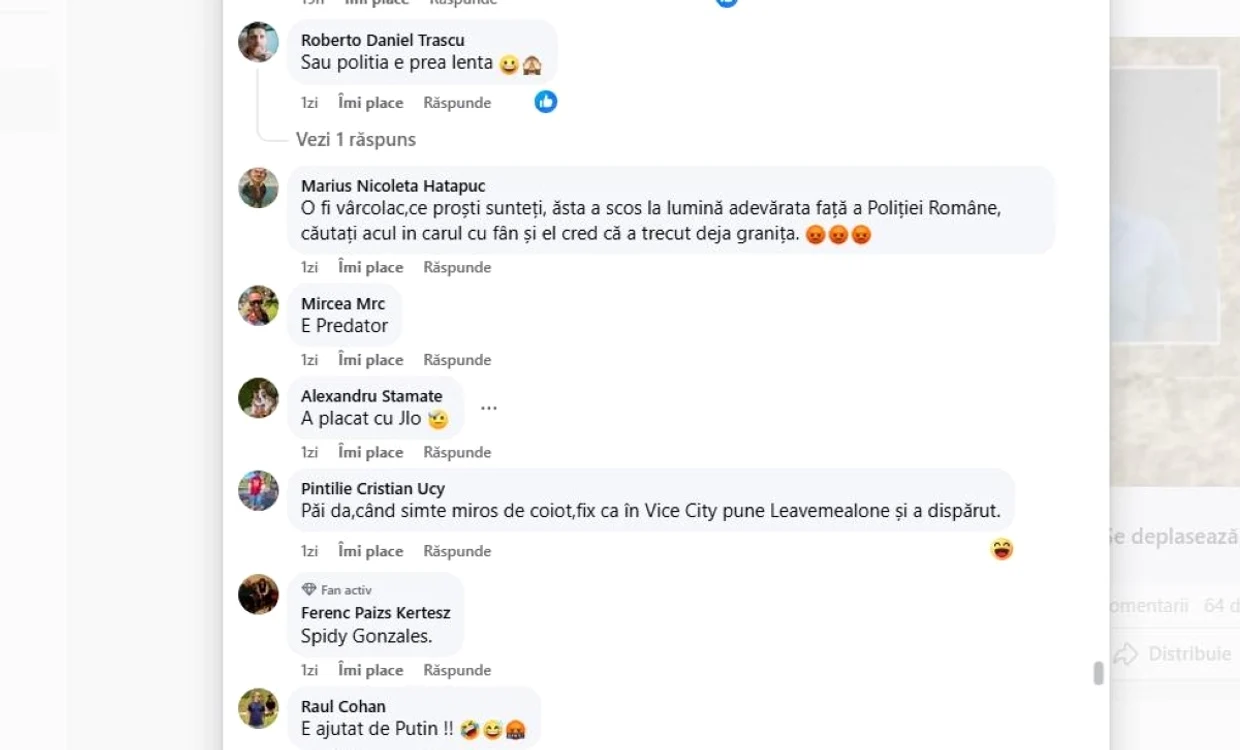mesaje ironice politie captura ecran jpg