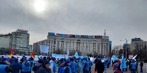 protest alro slatina in bucureşti