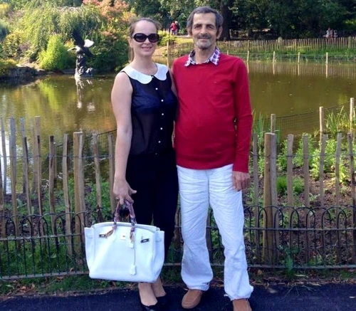 În ultima perioadă din viaţa tatălui ei, Delia şi-a petrecut tot timpul lângă acesta (foto:arhiva personală)