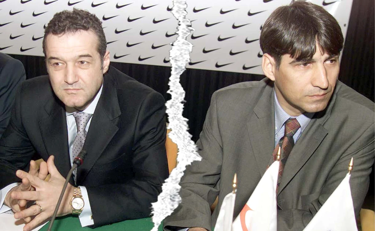 
    Gigi Becali şi-a făcut intrarea  la Steaua cu ajutorul lui Victor Piţurcă,  dar prietenia s-a stricat în 2013Foto: Mediafax  