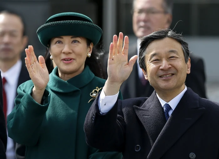 Prinţul moştenitor Naruhito şi prinţesa Masako FOTO EPA-EFE