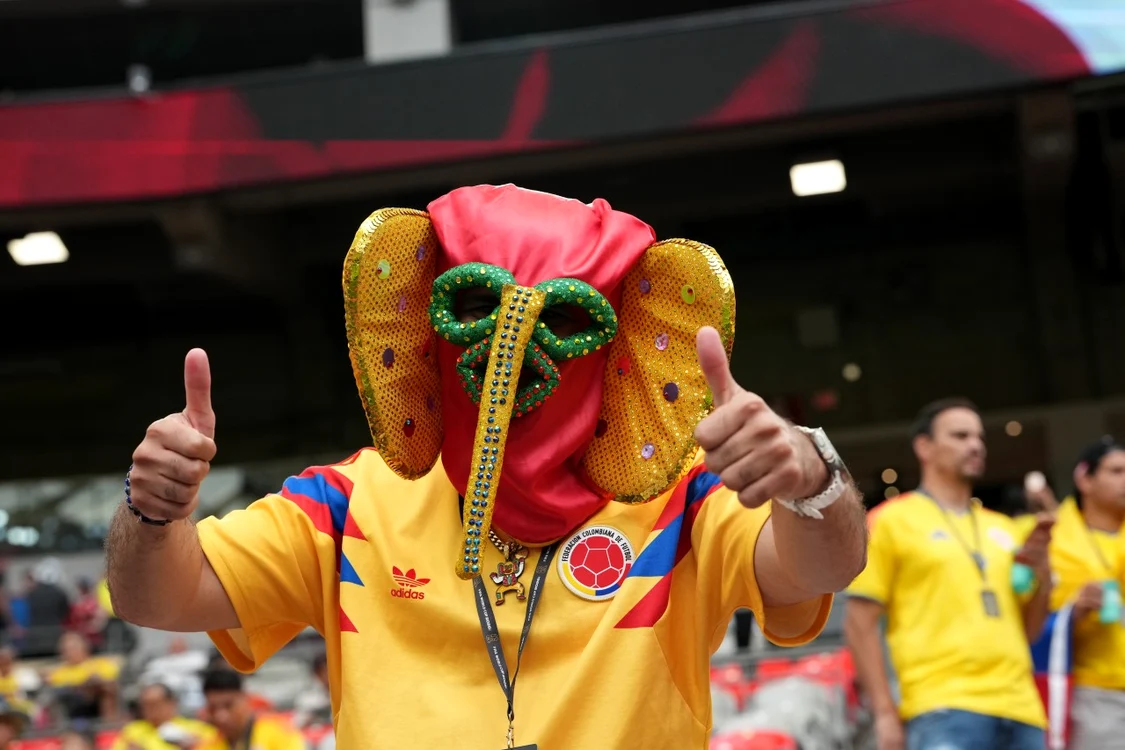 Un fan al Columbiei era optimist înaintea partidei cu Elveția  (Foto: EPAImages)