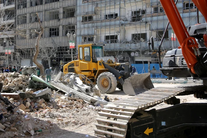 Imagini cu distrugerile din Teheran/FOTO:Profimedia