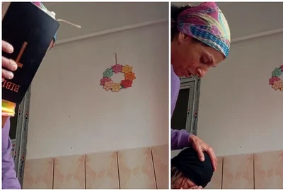 o mama din sibiu si-a :exorcizat: fata minora live pe tiktok foto captura video