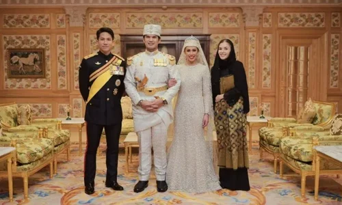 Fiul sultanului din Brunei se însoară png