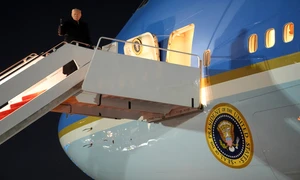 Trump în Air Force One FOTO Profimedia