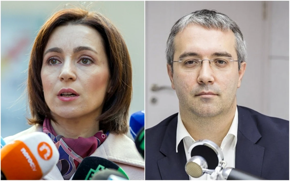 Maia Sandu si Sergiu Sirbu
