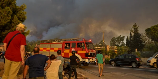 Atena afectată de incendii. FOTO Gettyimages