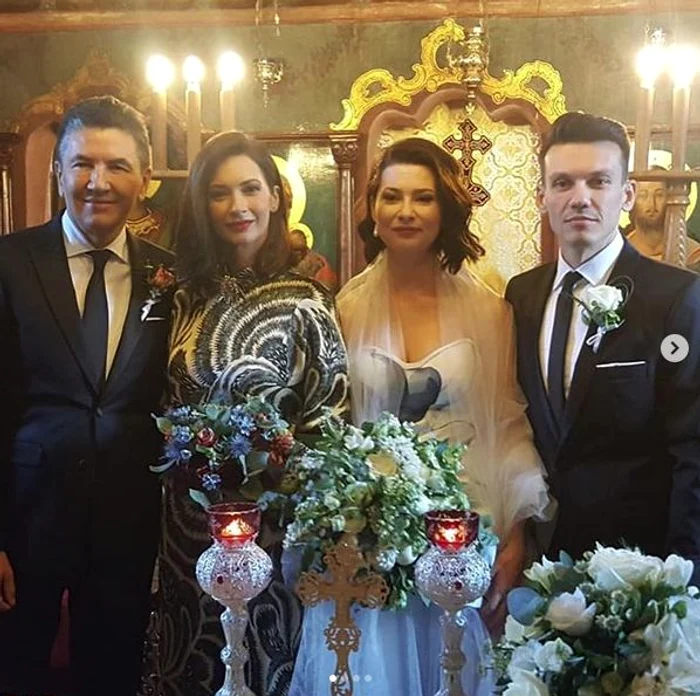 Andreea Berecleanu și soțul ei sunt nașii 