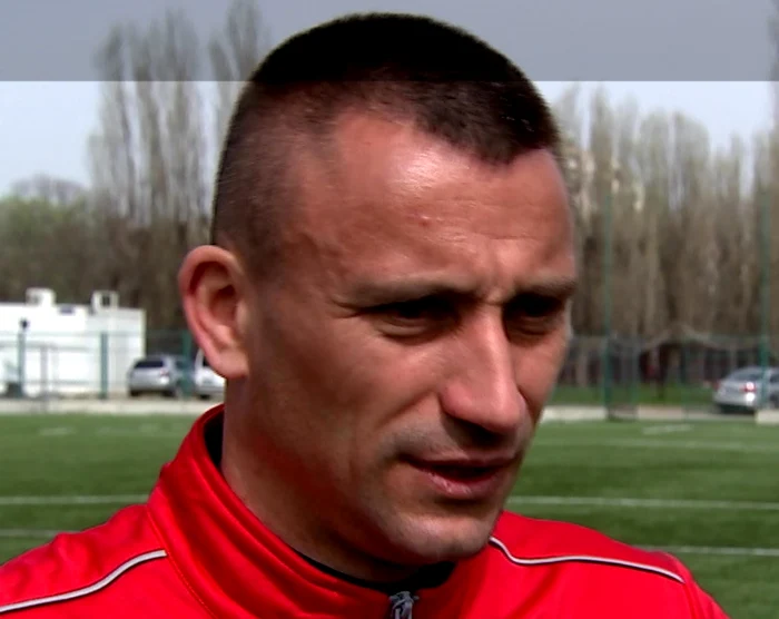 Vasili Hamutovski, pe când antrena portarii echipei CSA Steaua. FOTO: Facebook