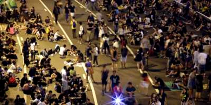 Protestatarii ocupă străzile Hong Kongului de peste o lună FOTO AP