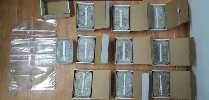 Drogurile găsite FOTO Poliţia Română