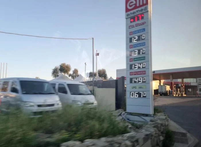 Motorina la doar 1,21 euro pe litru Foto : captură Blicc