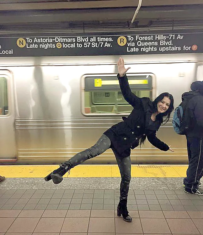 La metroul  din New  York