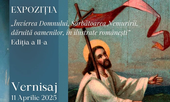 Învierea Domnului în ilustrate românești, expoziție la Biblioteca Metropolitană București