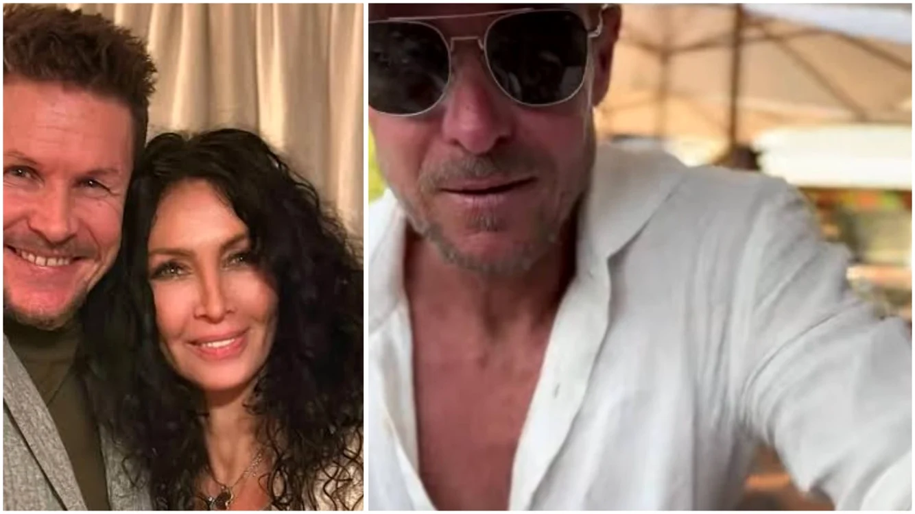  Felix Baumgartner și Mihaela Rădulescu. Foto: captură social media