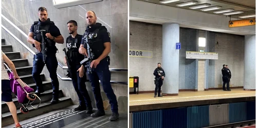 jandarmi inarmati la metrou foto FB png
