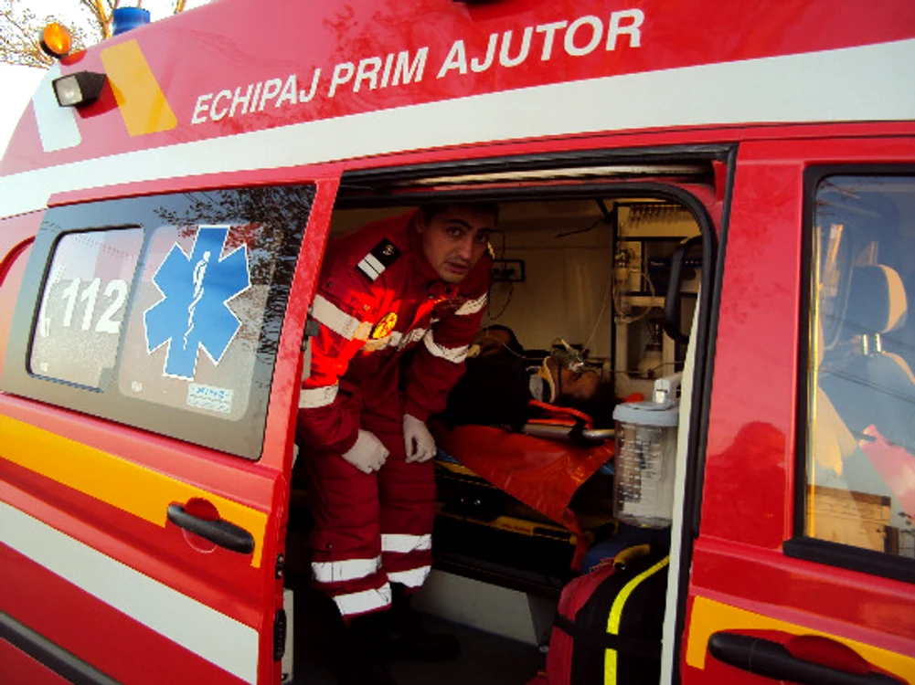 Una dintre persoanele rănite în accident