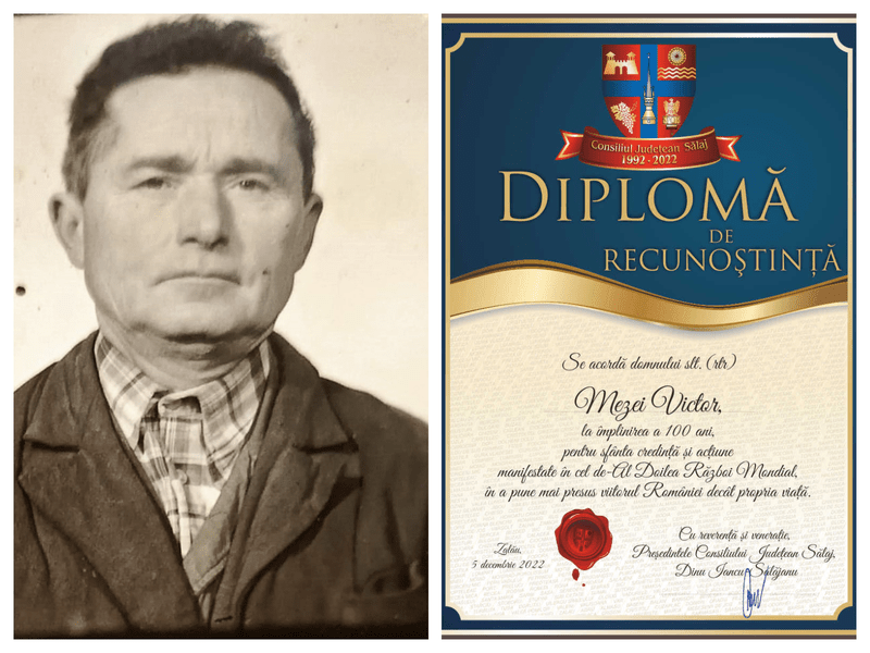 Veteran de război deportat într-un lagăr din Germania, sărbătorit la împlinirea vârstei de 100 de ani 