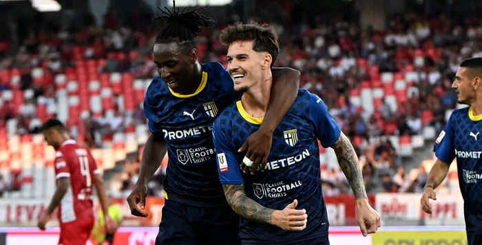 Dennis Man a inventat un gol spectaculos pentru Parma. Foto Facebook