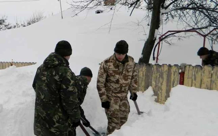 În unele zone, zăpada a fost cât casa