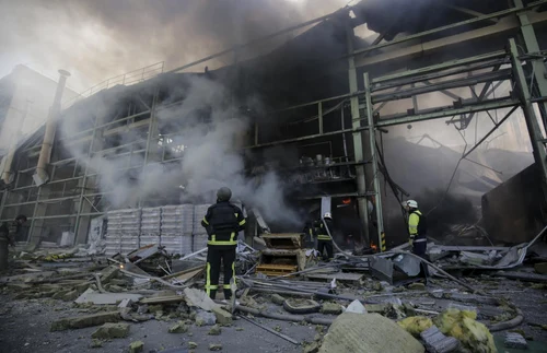 Razboi Ucraina Rusia distrugeri 26-27 mai 2022 oras Bakhmut bombardamente FOTO EPA-EFE